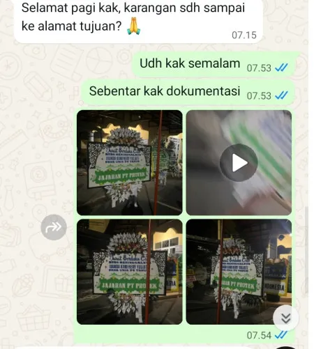 Pengiriman Papan Bunga Selamat Wedding Outdoor Bekasi